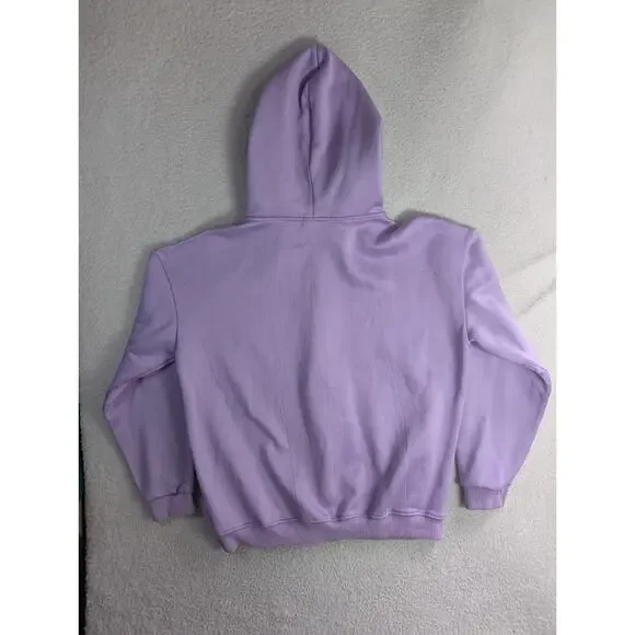 SpaceLine Hoodie Sweatshirt Mens Medium Drugs R Bad Retro Streetwear Pink - Picture 2 of 16